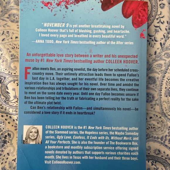 Colleen Hoover November 9 book - Picture 2 of 2